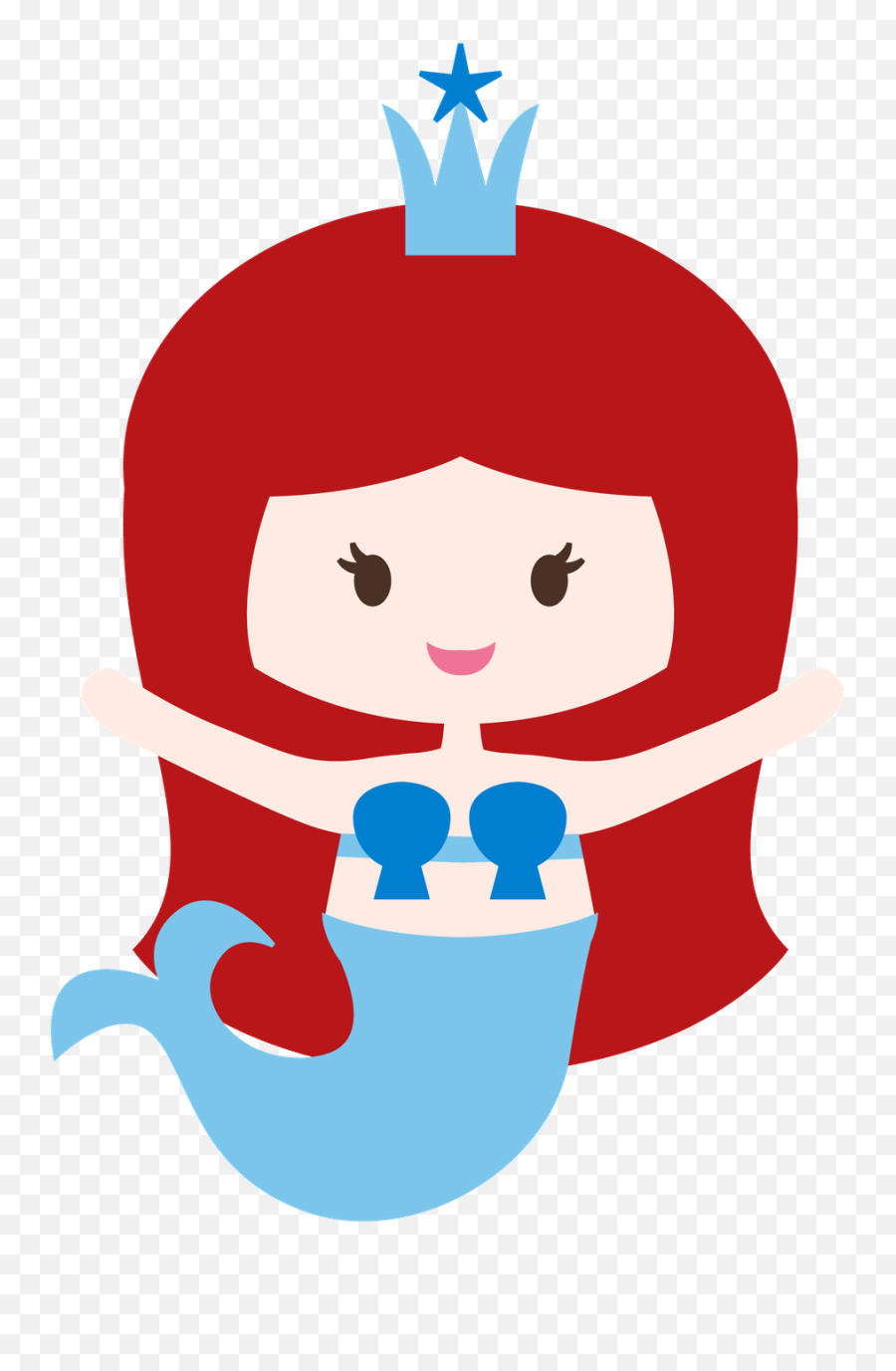 Princesas E Fadas 2 - Sirenas De Caricatura Emoji,Little Mermaid Emoji