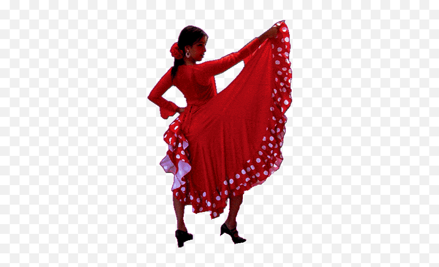 Top A Red Wheelbarrow Stickers For - Animated Flamenco Dancer Transparent Gif Emoji,Flamenco Emoji