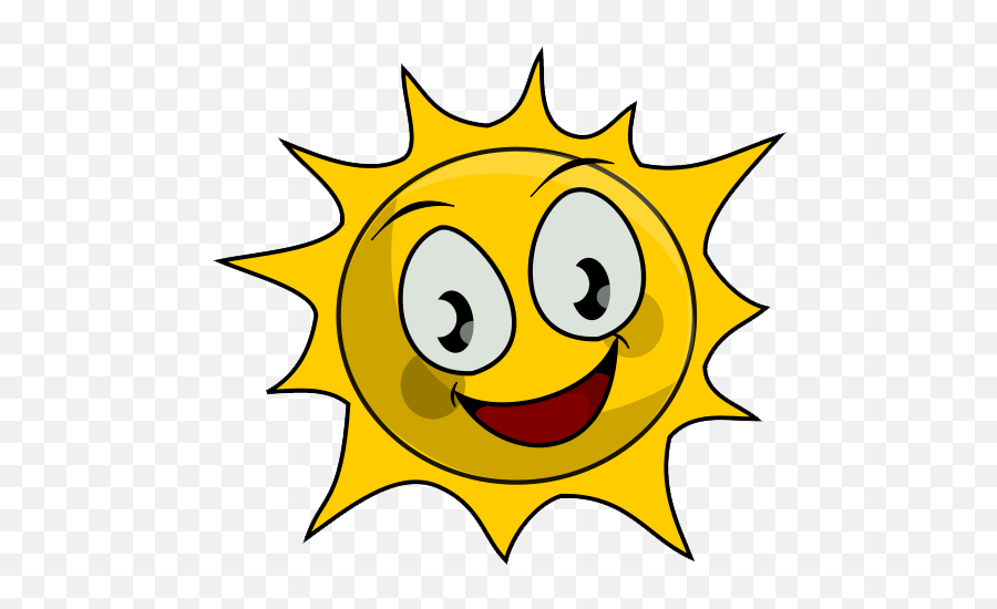 Free Smiling Sunshine Clipart Download - Sun Clipart Cartoon Emoji,Puts On Sunglasses Emoticon