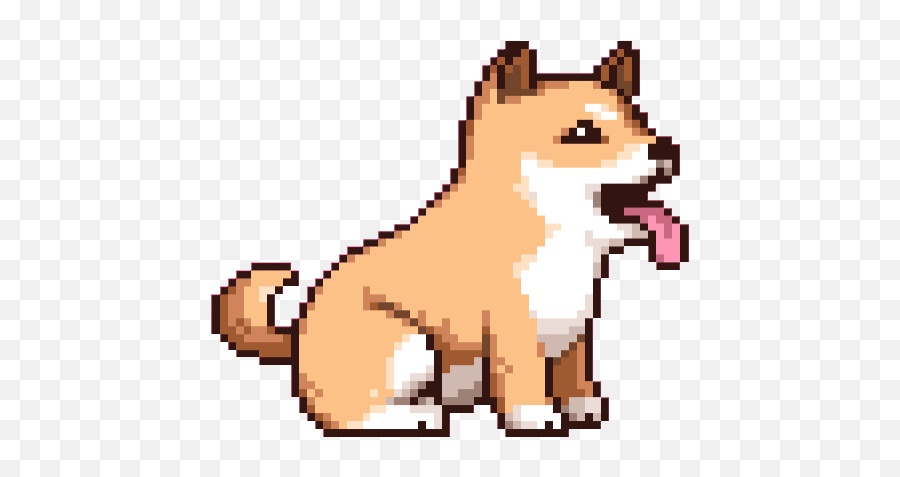 Top Shiba Inu Stickers For Android Ios - Pixel Art Shiba Inu Emoji,Doge Emoji