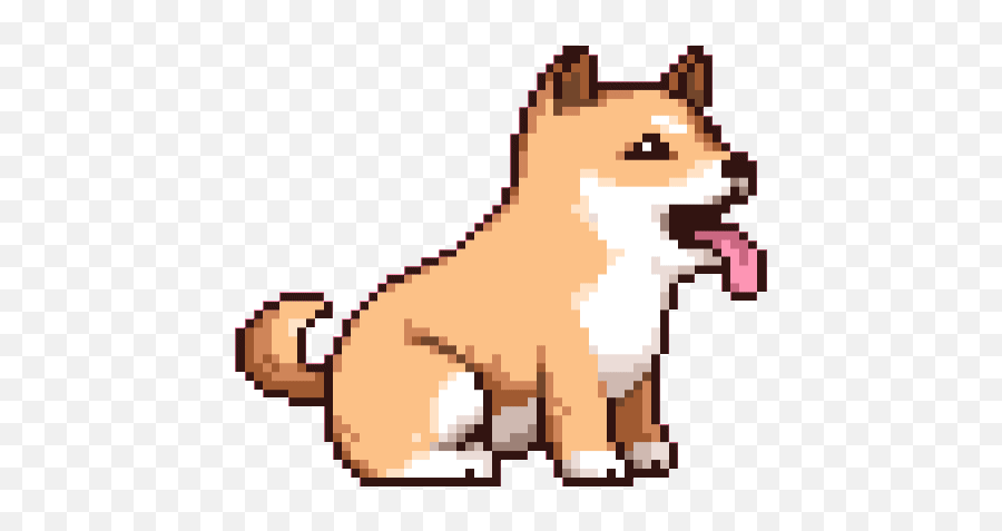 Top Shiba Inu Stickers For Android Ios - Pixel Art Shiba Inu Emoji,Doge ...