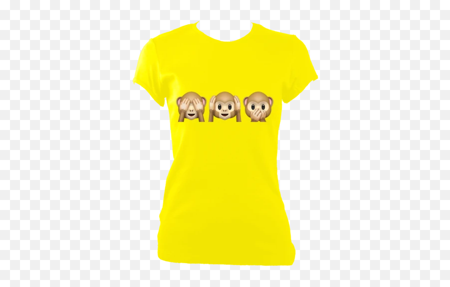 Emoji - Asics Koszulka Do Biegania Damska,Cheeky Monkey Emoji
