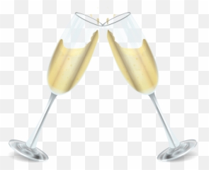 Wine Glasses Clipart Png - Champagne Stemware Emoji,Clinking Glasses Emoji