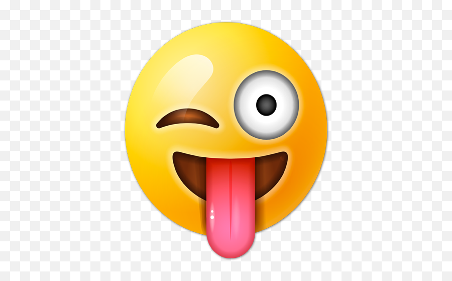 Wall Stickers Face Winking Stuck - Emoticon Emoji,Geek Emoji