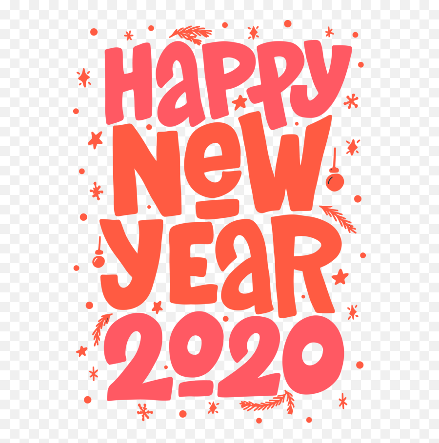 Happy New Year 2020 Font For Image Free Download Backgorund - Happy New Year 2020 Png Text Emoji,Happy New Year Emoticons