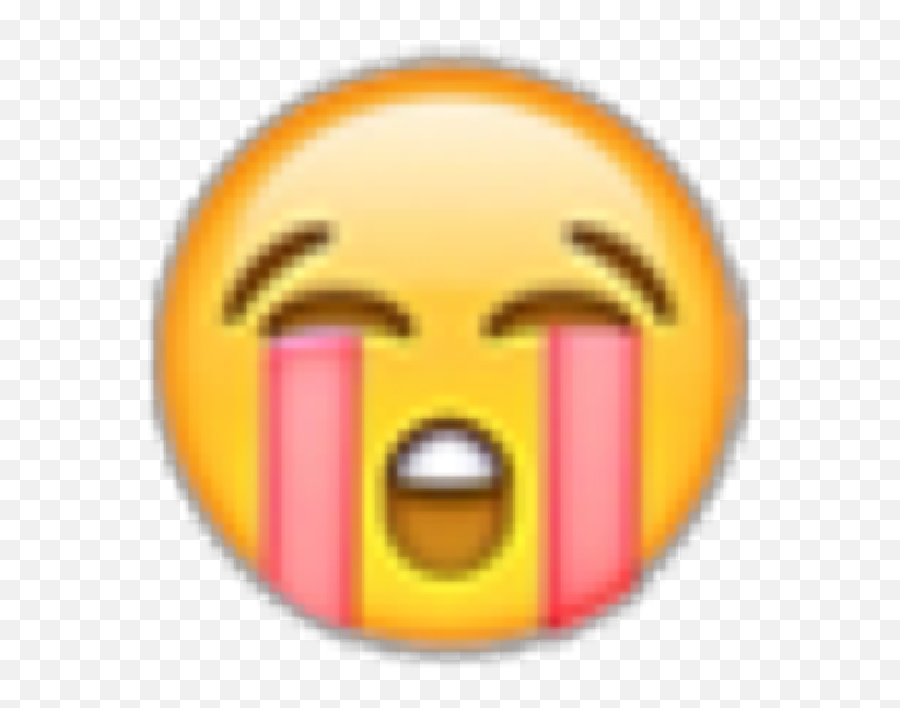 Download Emoji Emojisticker Face Sad Cry Crying Bubblegum - Emoji Crying Purple,Caritas De Emojis