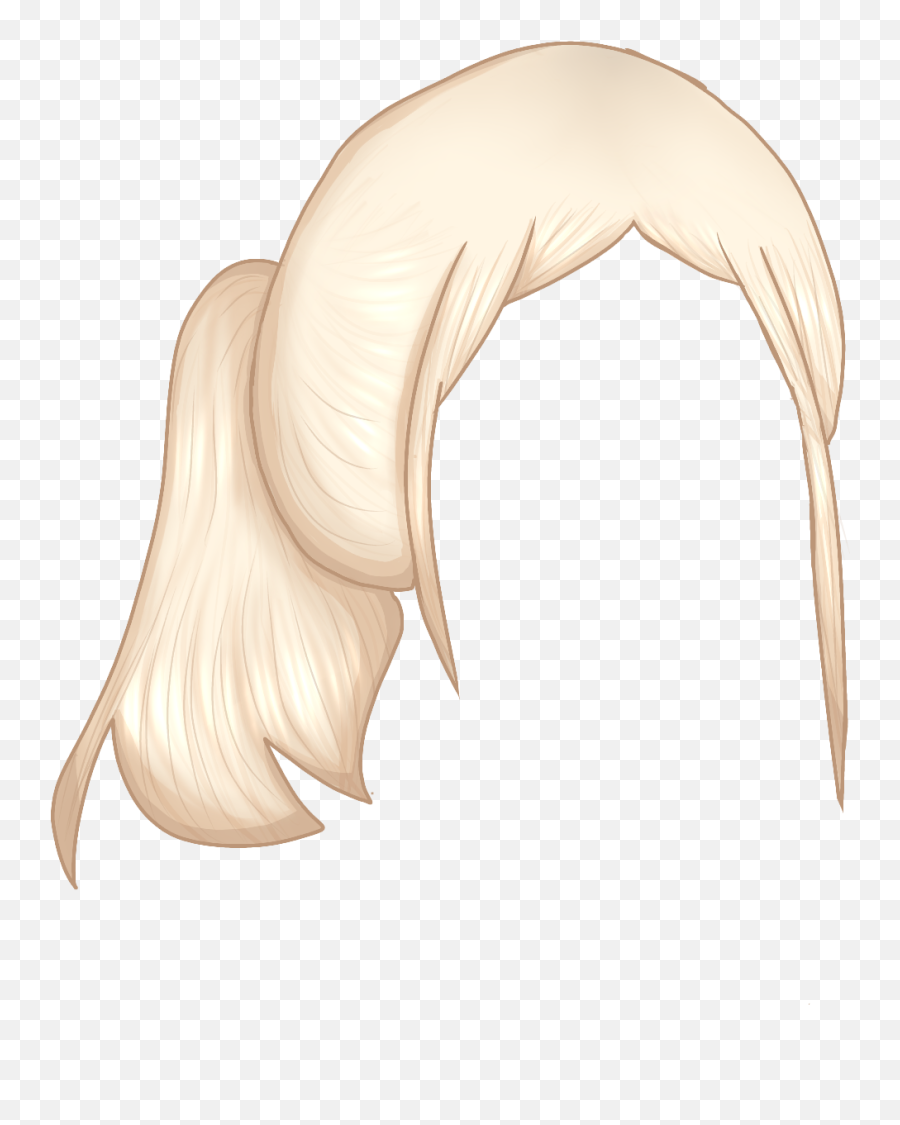 Blonde Hair So - Sketch Emoji,Blonde Hair Emoji