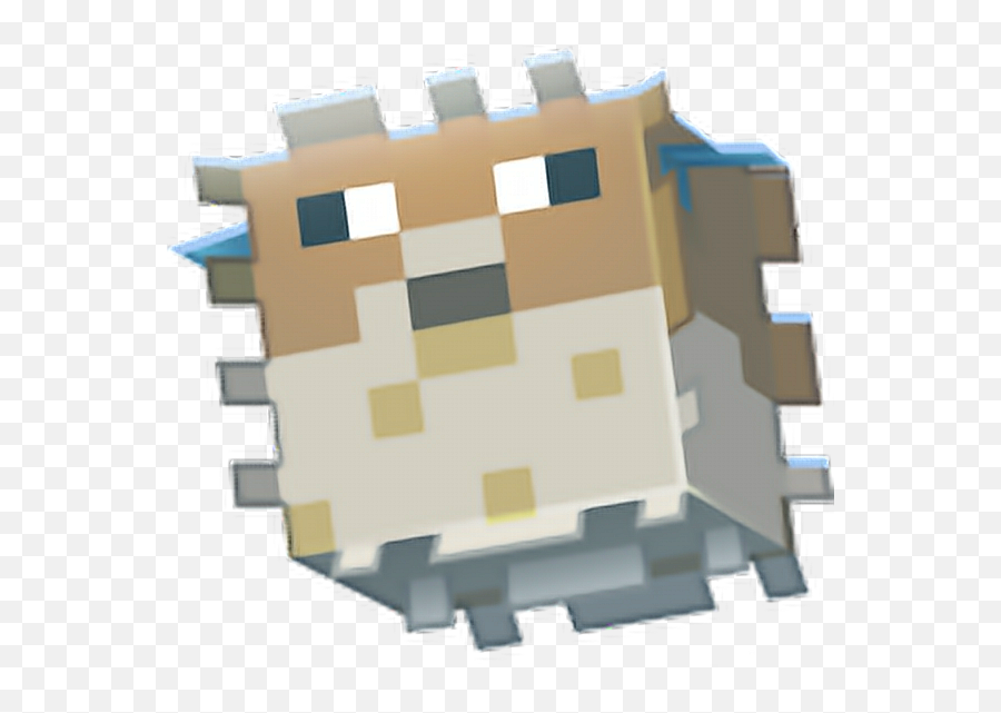 Minecraft Random Pufferfish Update Aquatic Savetheocean - Minecraft Puffer Fish Png Emoji,Puffer Fish Emoji
