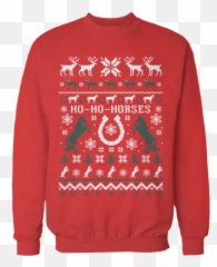 Tops u2013 Tagged Equestrians u0026 Horsesu2013 Brave New Look - Gun Christmas Sweater Emoji