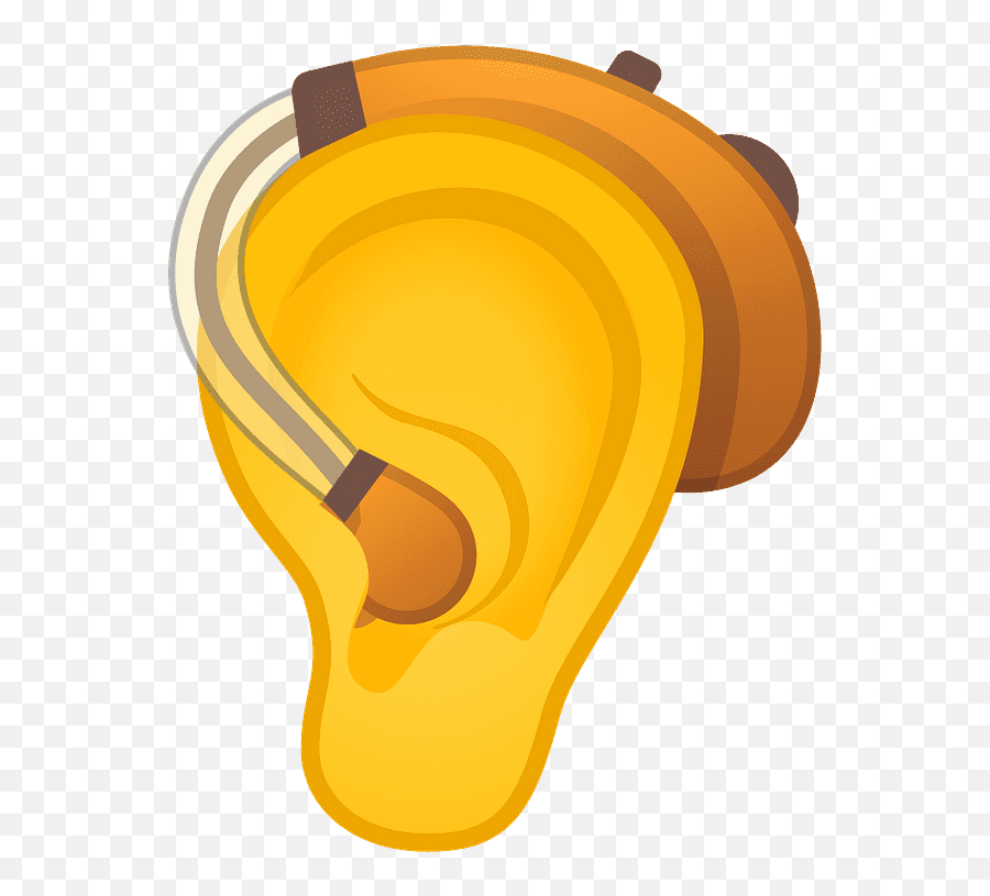 Ear With Hearing Aid Emoji Clipart Free Download - Hearing Aid Emoticon,Metal Emoji
