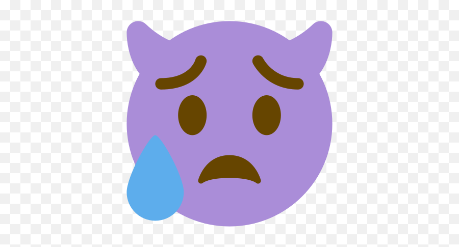 Sweat - Dot Emoji,Imp Emoji