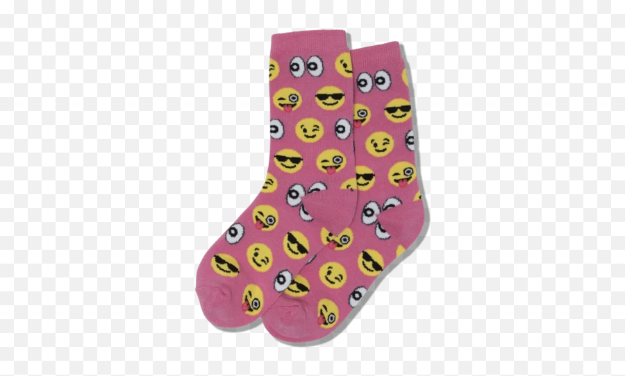 Kids Emoji Crew Socks - Sock,Bamboo Emoji