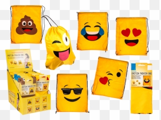Emoji gympapåse ca 42x34cm - Emoticon