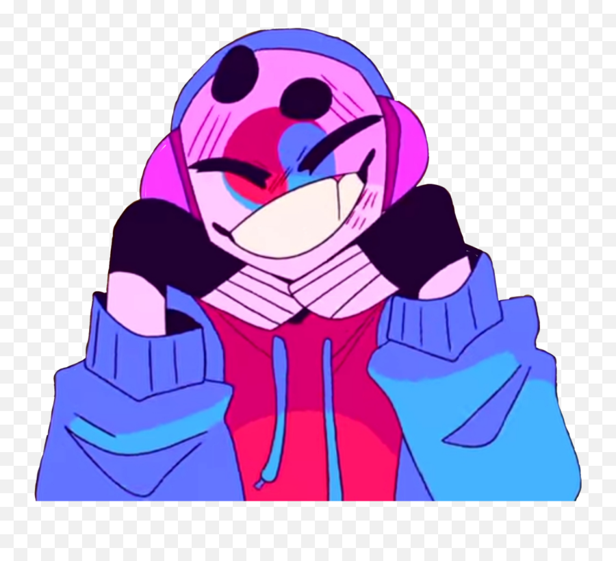 Countryhumans South Korea Sticker - Corea Del Sur Countryhumans Emoji,South Korea Emoji