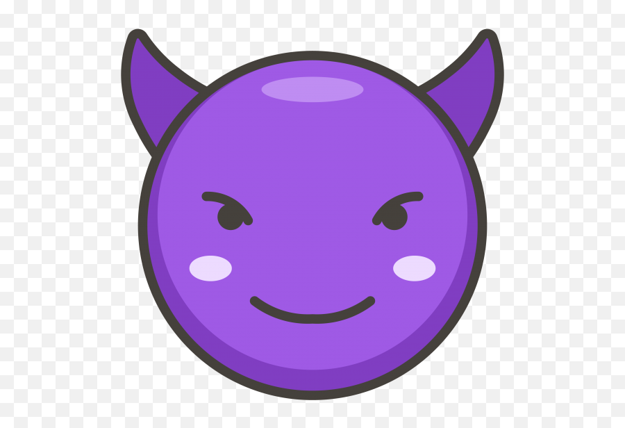 Pin - Smile With Horns Emoji Png,Devil Horns Emoji