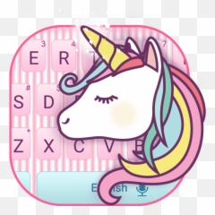 Cuteness Unicorn Keyboard Theme - Unicorn Cute Drawings Emoji,Unicorn Emoji Android