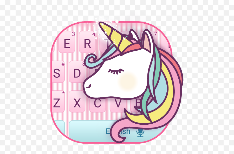 Cuteness Unicorn Keyboard Theme - Unicorn Cute Drawings Emoji,Unicorn Emoji Android