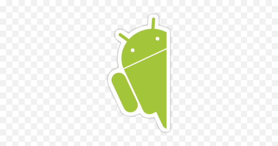 Android Peeking Sticker - Android Developer Sticker Emoji,Peeking Emoji