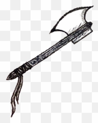 Axe Ax Hatchet Weapon Lineart Myart - Sketch Emoji,Ax Emoji
