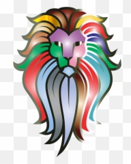 Lions Clipart Reggae Lions Reggae - Lion Tattoo Line Art Emoji,Rasta Flag Emoji