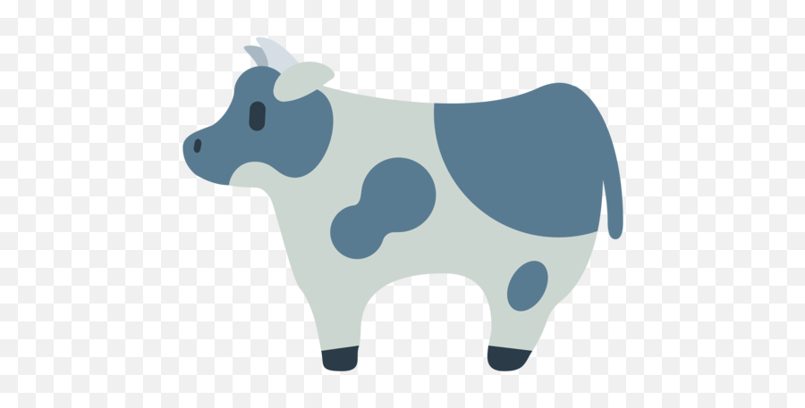 Cow Emoji - Cow Twemoji,Bull Emoji