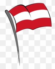 Flag Austria Red White - Transparent Clipart Emoji