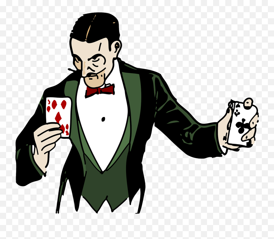 Illusionist Magic Magician Cards Illusion - Smoke And Mirrors Bristol Emoji,Magic Wand Emoji