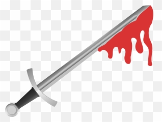 2612 Sword Free Clipart - With Blood Emoji