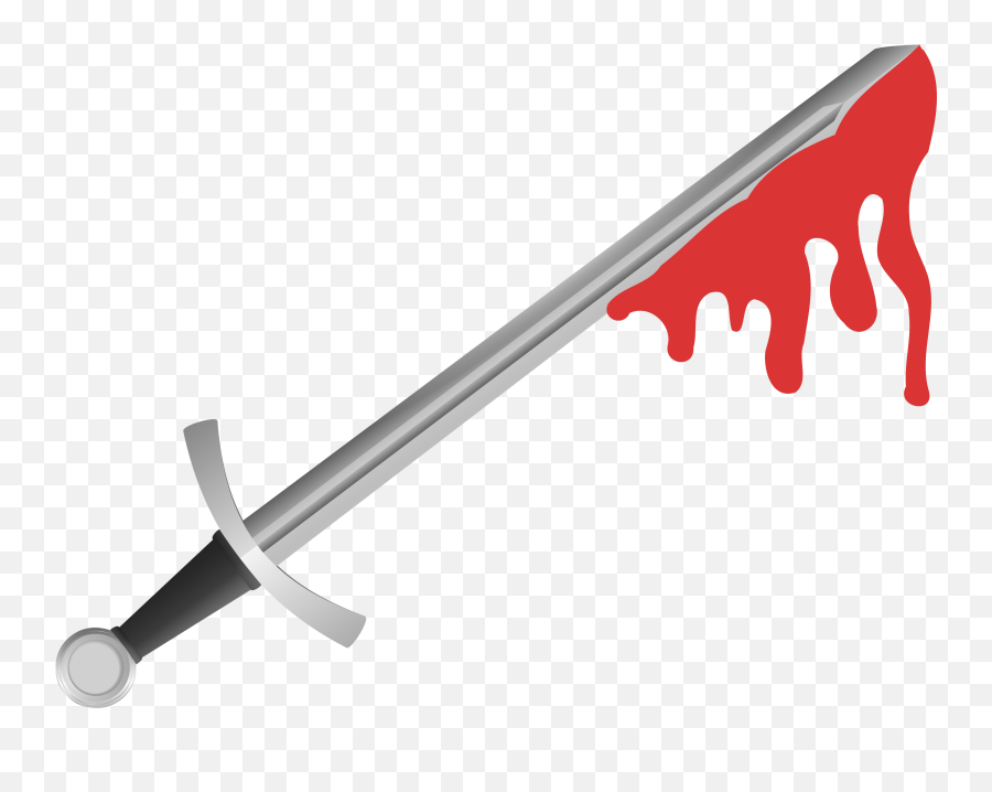 2612 Sword Free Clipart - Sword With Blood Clipart Emoji,Sword Emoji