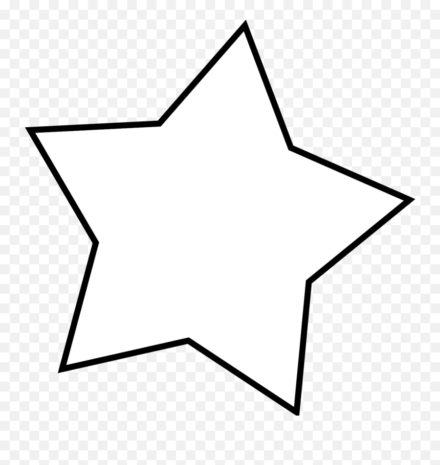 Library Of Black And White Star Clip Freeuse Png Files - White Stars Clipart Emoji,White Star Emoji
