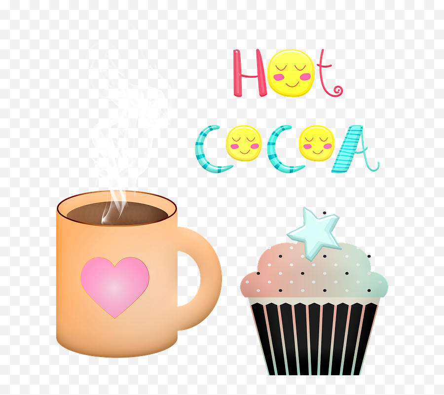 Hot Cocoa Cupcake Hygge - Cupcake Emoji,Hot Cocoa Emoji