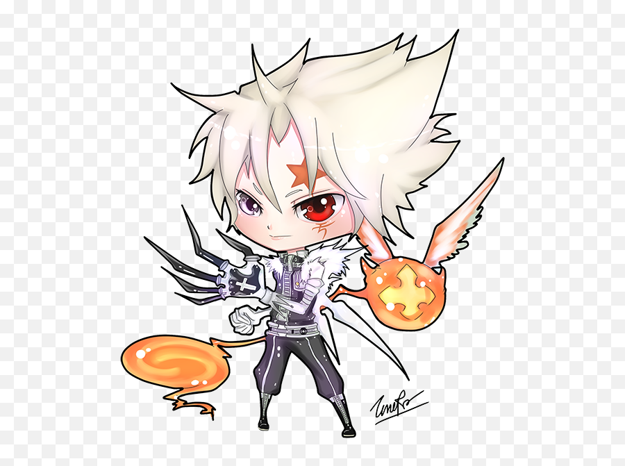 Allen Walker From - Allen Walker Cute Chibi Drawing Emoji,Walker Emoji