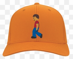 Man Walking Emoji C813 Port Authority Flex Fit Twill - Baseball Cap,Flex Emoji