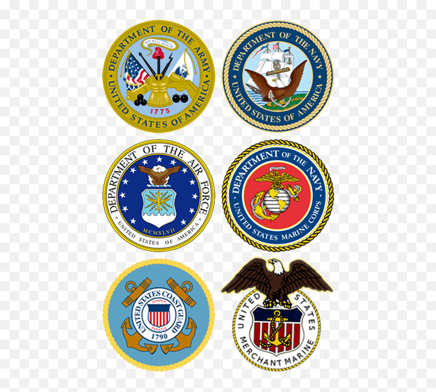 Us Military Branches - Transparent Military Logo Emoji,Us Army Emoji