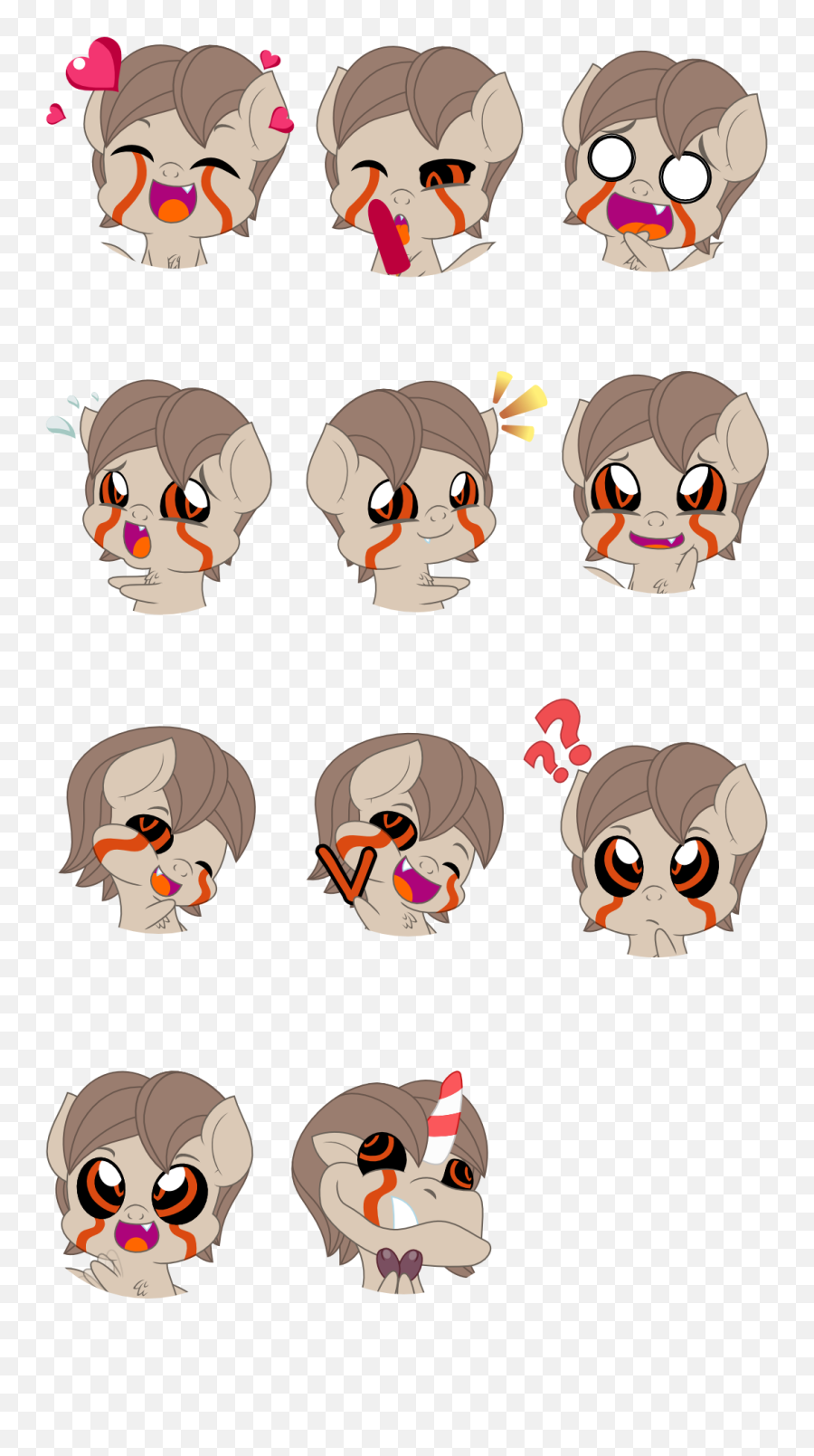 Wittle Digi Emoticon Set 2 - Cartoon Emoji,Emoticon Set