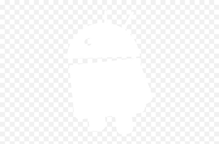 White Android 5 Icon - Android White Icon Png Emoji,Droid Emoticon List