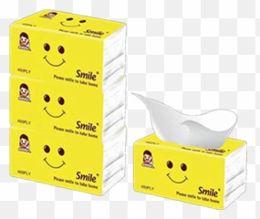 Smile Tissue - Box Emoji,Tissue Emoticon