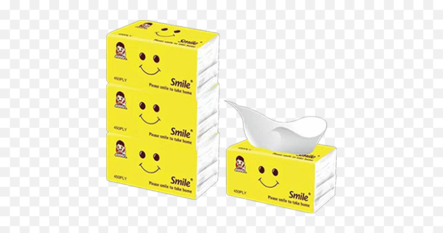 Smile Tissue - Box Emoji,Tissue Emoticon