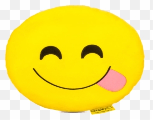 Nyelves Smiley Plüss Emoji Párna - Devil Vs Angel Emoji Gif,Drama Llama Emoji
