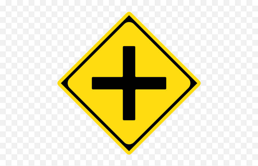 Japan Road Sign 201 - Cross Road Sign Emoji,What Emoji Signs Mean