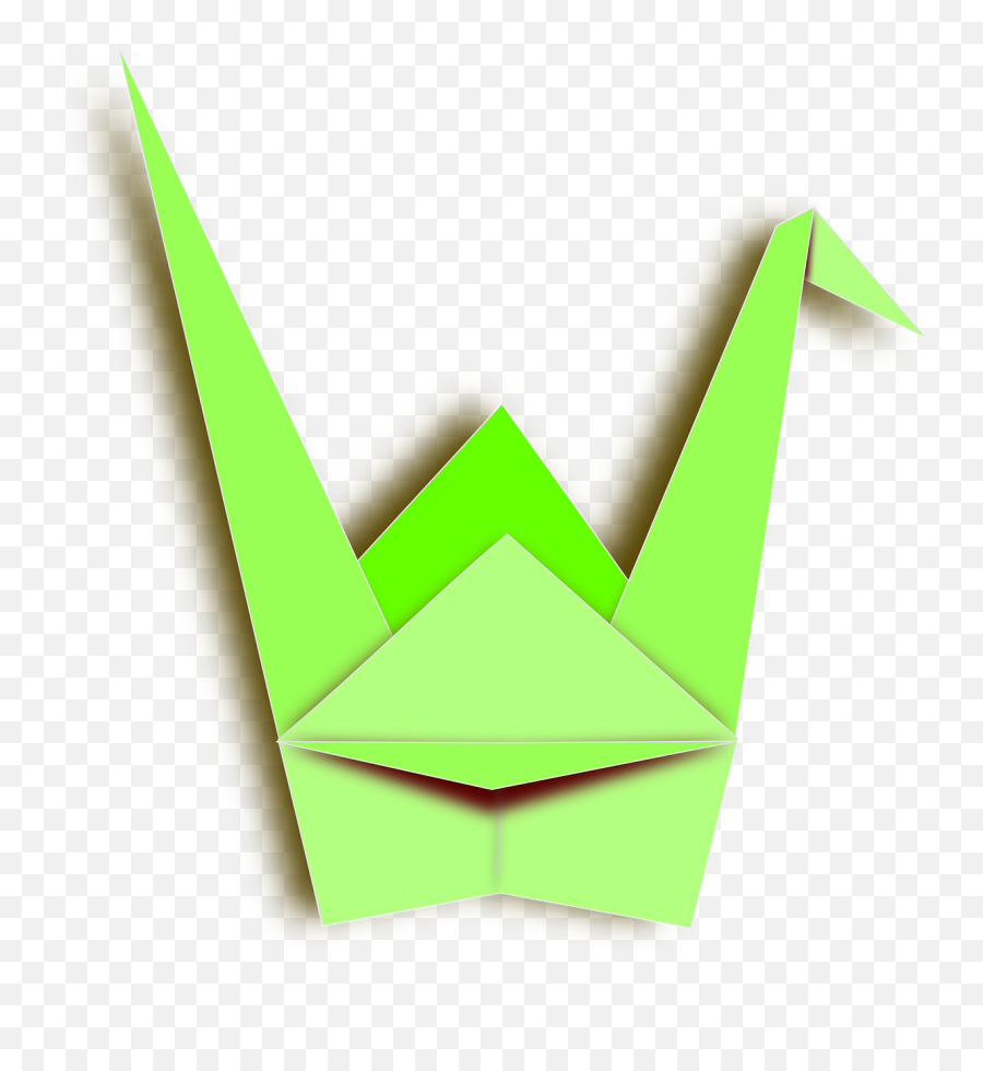 Origami Crane Duck Paper Folding - Make A Paper Crane Emoji,Airplane Paper Emoji