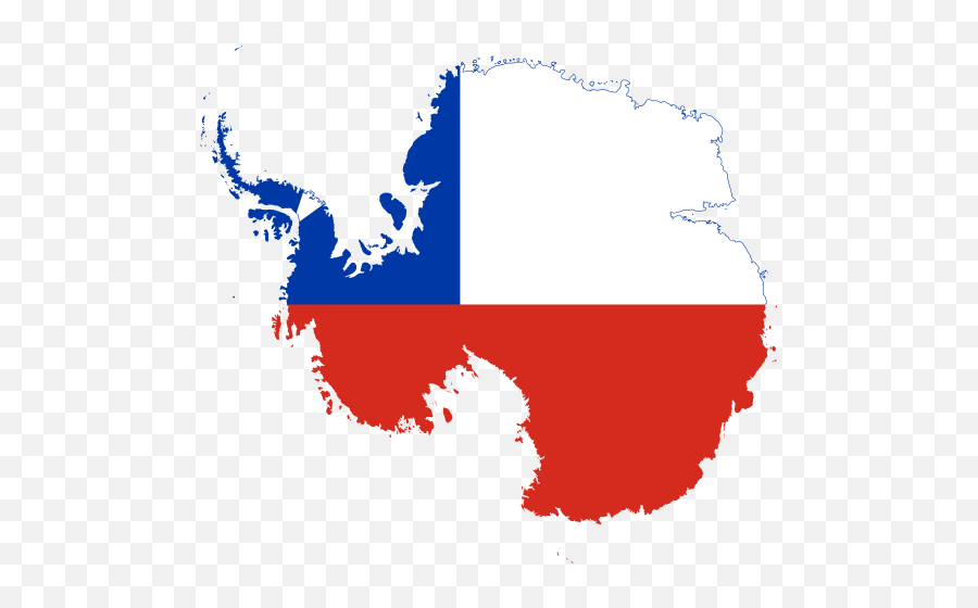 Flag Map Of Antarctica - Antarctica Map Vector Emoji,Chile Flag Emoji