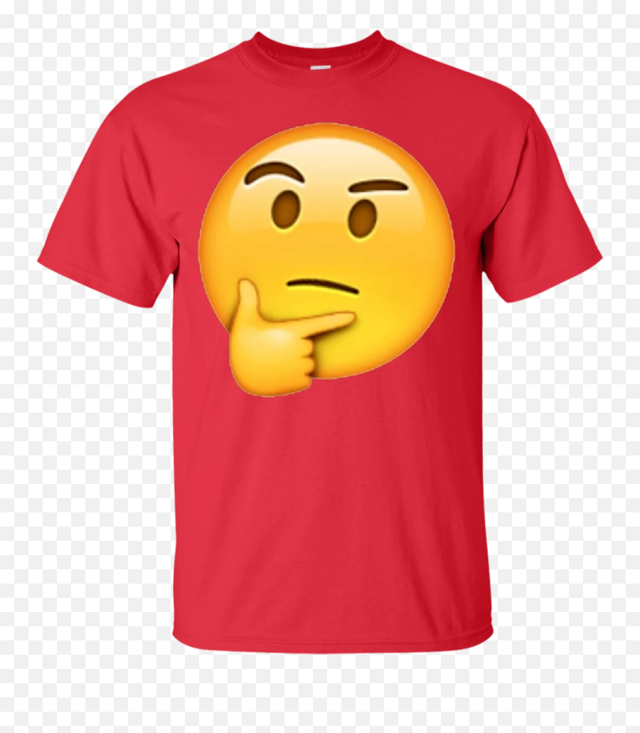 Thinking Eyebrow Raised Emoji Tee Shirt - Parody Jesus,Funny Thinking Emoji
