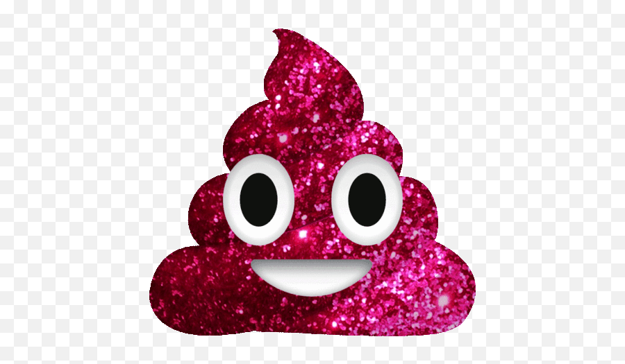 Bling Sparkle Gif - Pink Glitter Poop Emoji,Sparkle Emoji