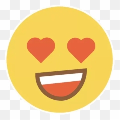 Flat Circle Emoji Png Transparent - Smiley