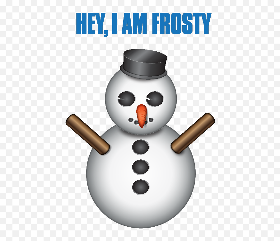 Emoji - Snowman,Freezing Face Emoji