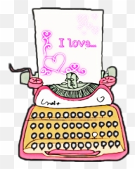 Typewriter Sticker Challenge on PicsArt - Clip Emoji