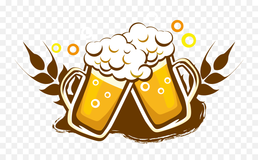 Download Draught Drink Beer Design Bottle Logo Wine Clipart - Beer Logo Png Emoji,Beer Drinking Emoticon