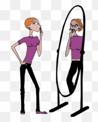 Big Image - Mirror Clip Art Png Download Full Size Psychology Body Image Definition Emoji,Mirror Emoji