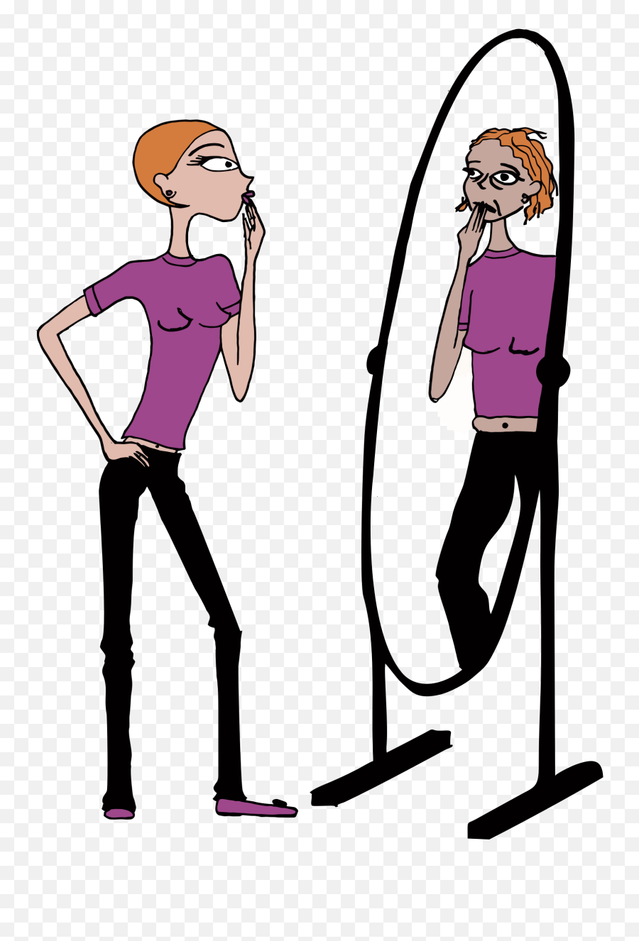 Big Image - Mirror Clip Art Png Download Full Size Psychology Body Image Definition Emoji,Mirror Emoji